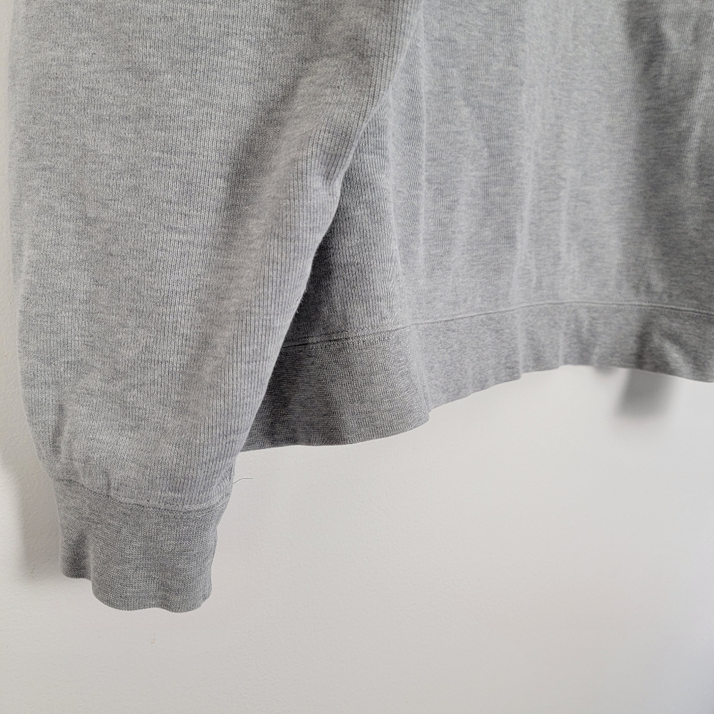 Orvis Gray Vintage Women's Crewneck Sweatshirt Heavy Cotton Boxy XL - Picture 4 of 11